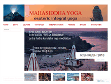 Tablet Screenshot of mahasiddha-au.com